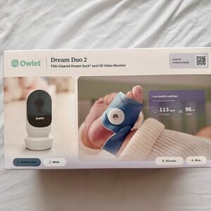 Owlet Dream Duo 2 Kids Monitor in Bedtime Blue
